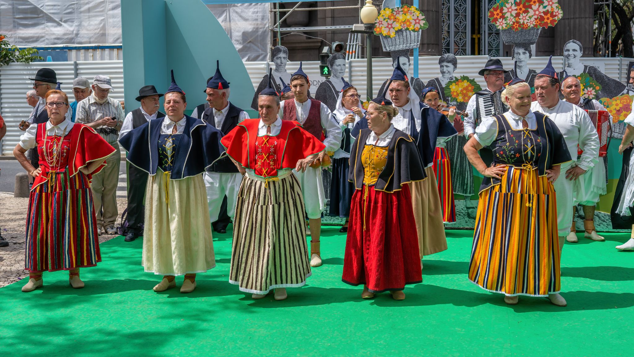 Folklore-Veranstaltung im Rahmen des Blumenfestes in Funchal